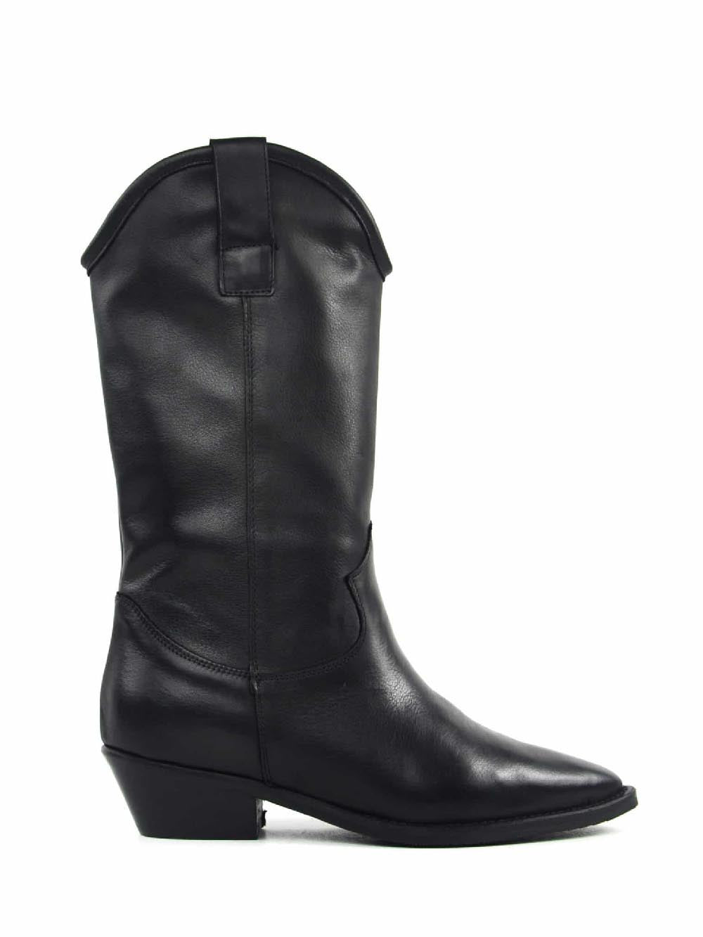 KIRO' Stivale Donna Sauvage nero