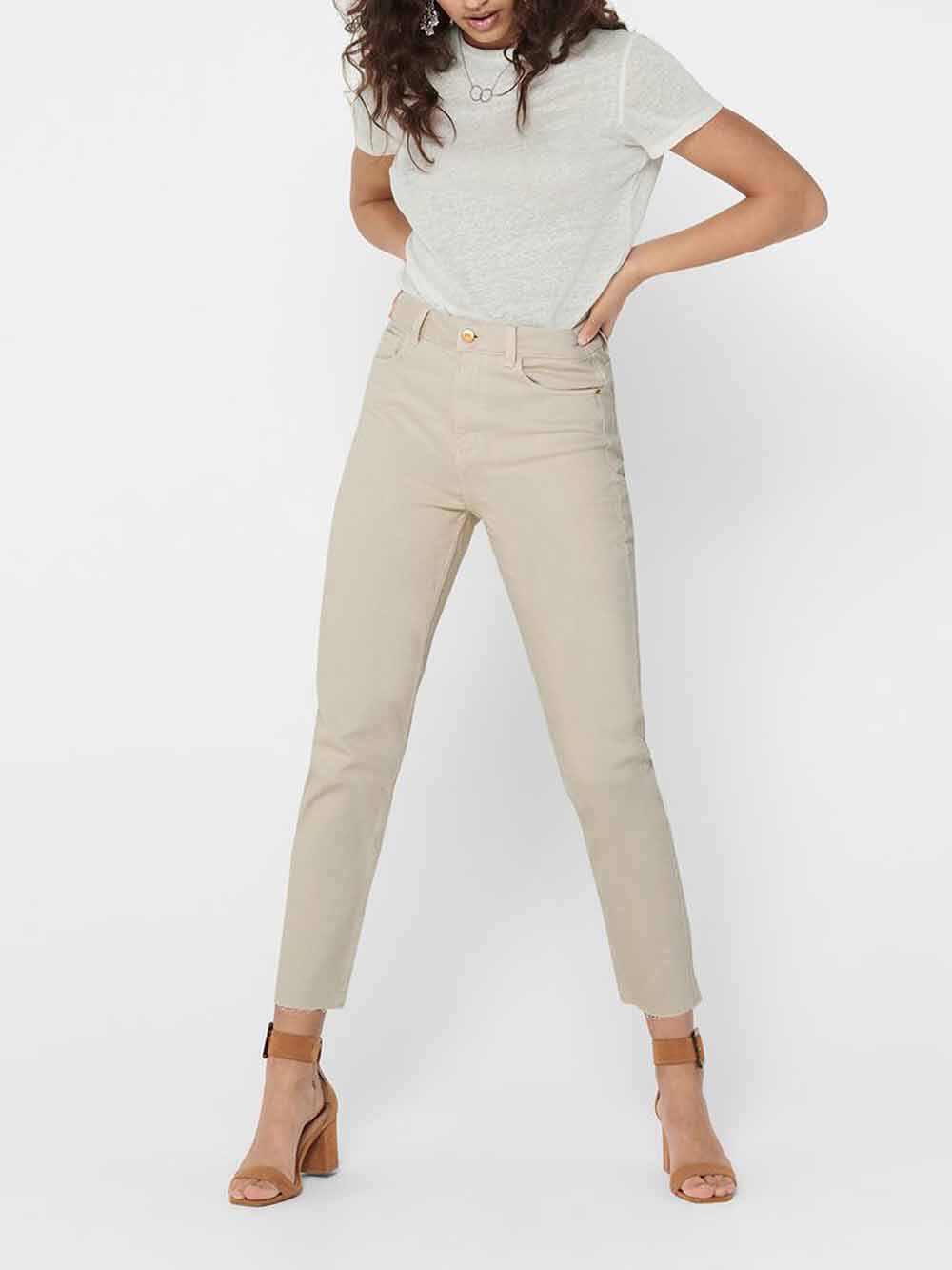 Only Jeans Donna Beige