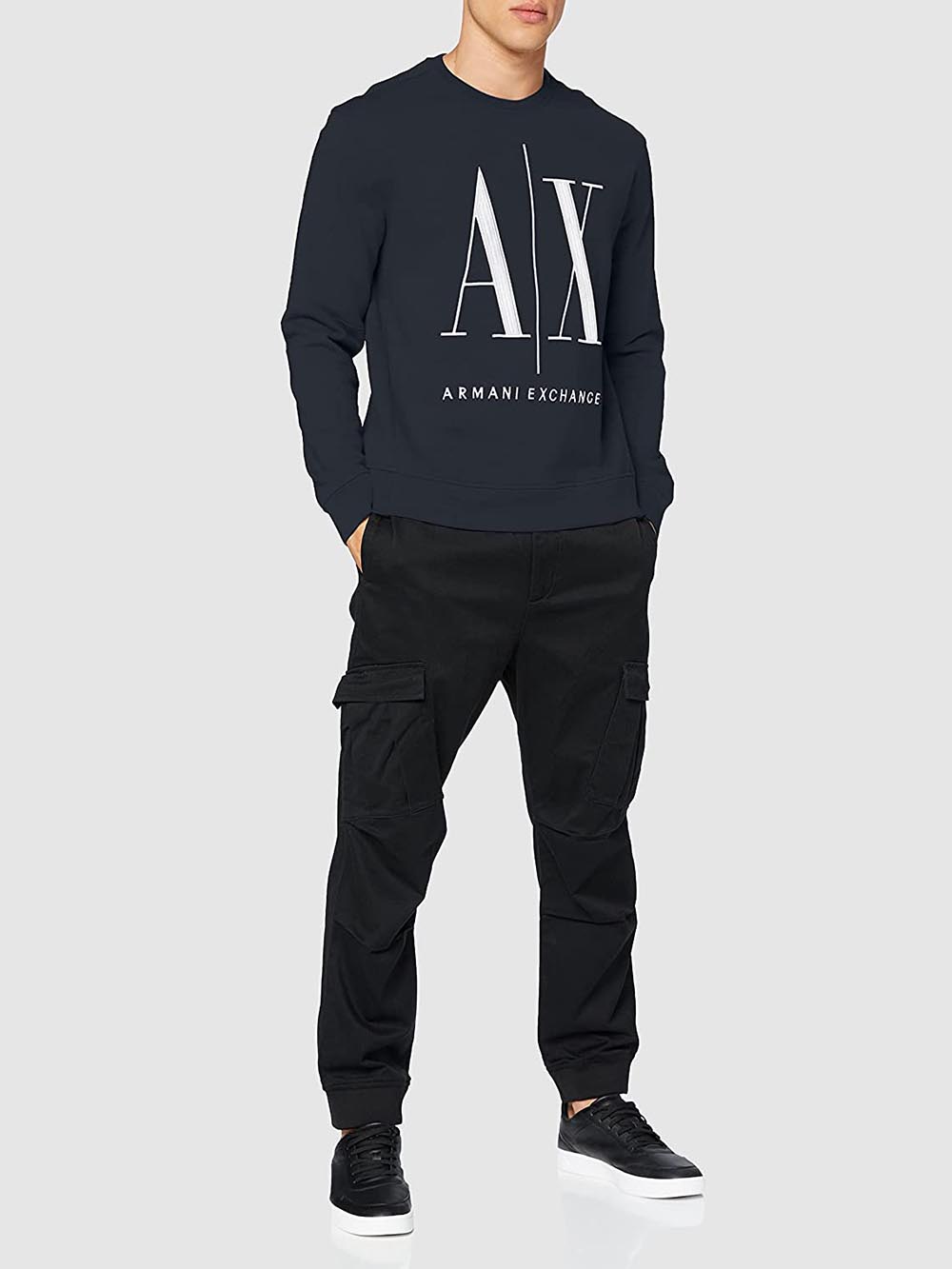 Armani Exchange Felpa Uomo Blu