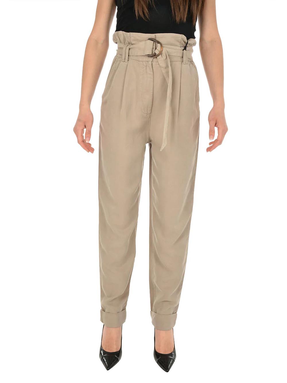 Guess Pantalone Donna Beige