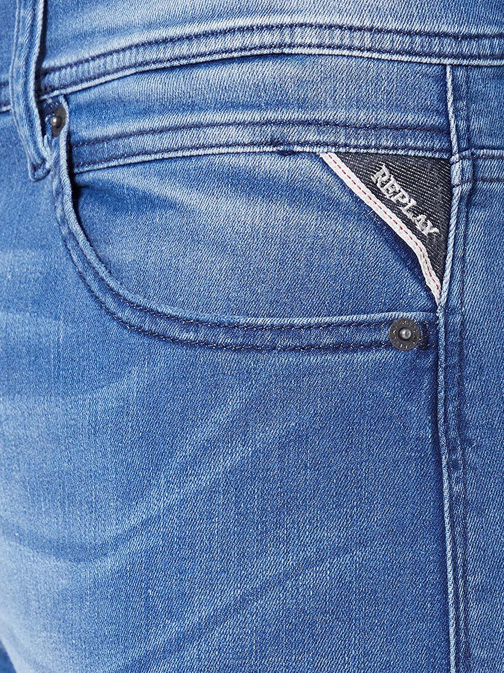 Replay Jeans Willbi Regular Slim Fit - Deep Blue Pantaloni Jeans Uomo - Foto 14