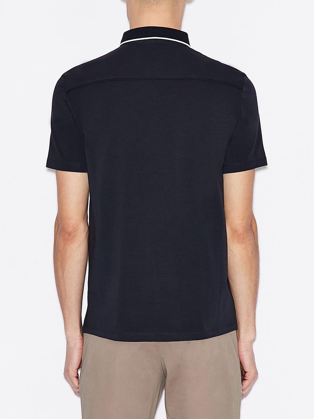 Armani Exchange Polo Uomo Blu