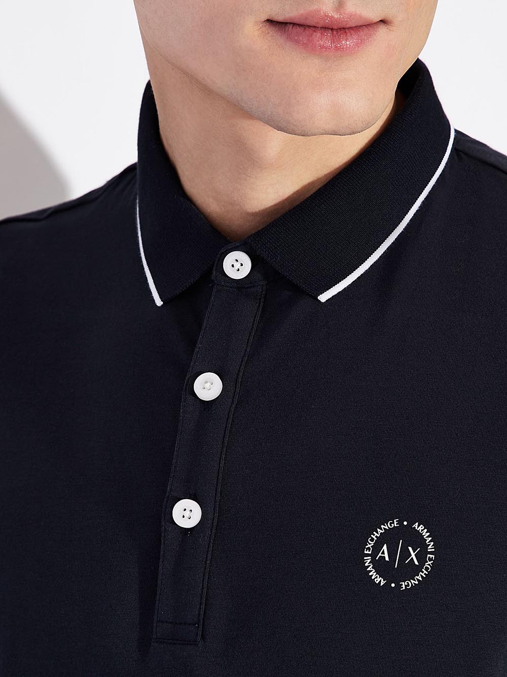 Armani Exchange Polo Uomo Blu