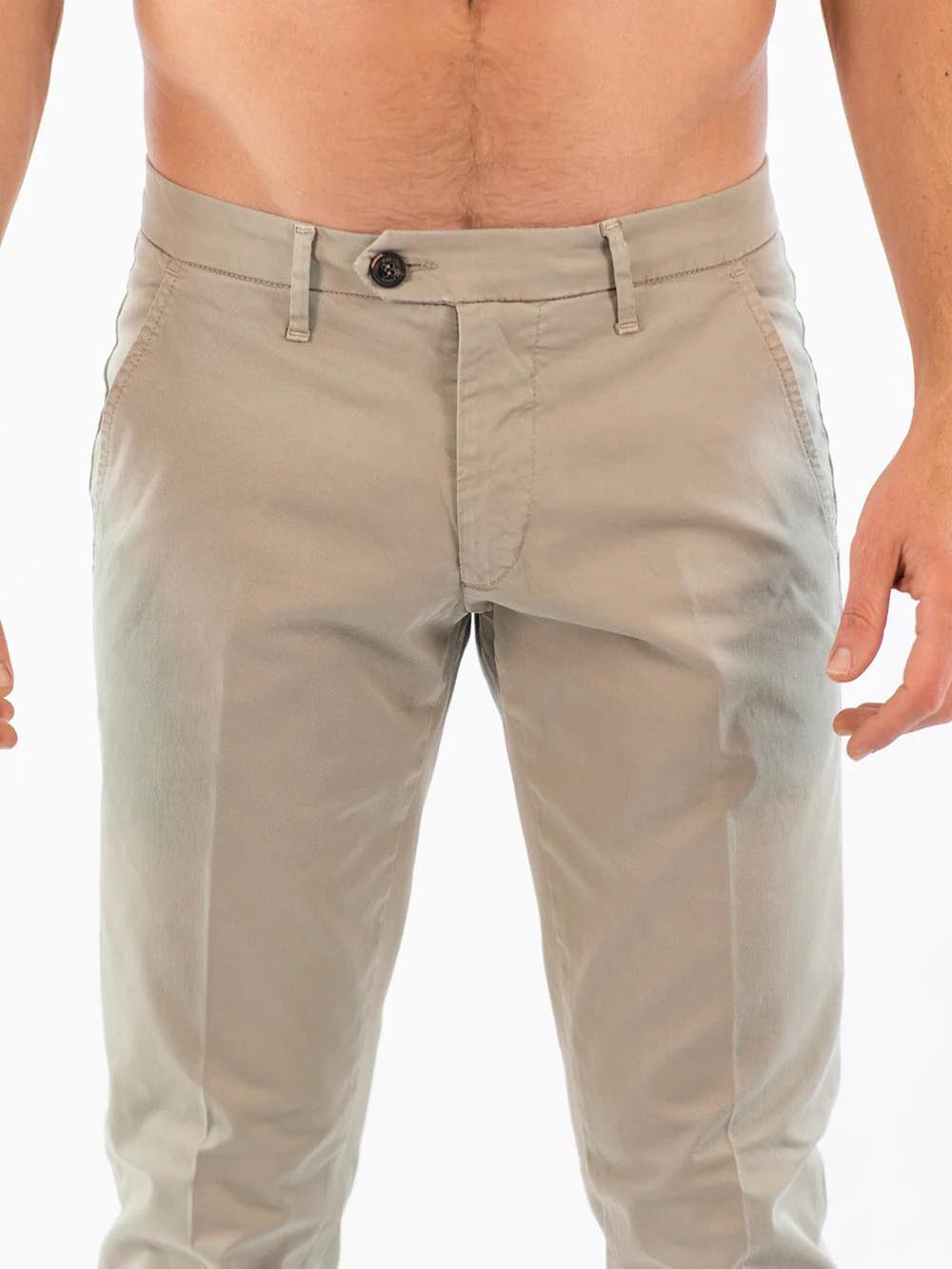 Roy Roger's Pantalone Uomo Grigio