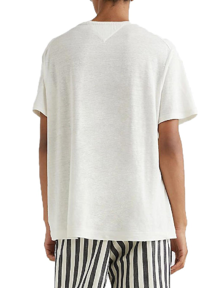 Tommy Hilfiger T-shirt Uomo Panna