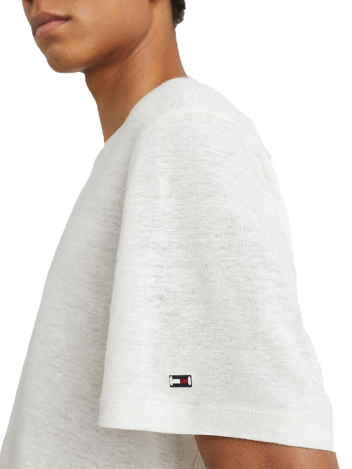 Tommy Hilfiger T-shirt Uomo Panna