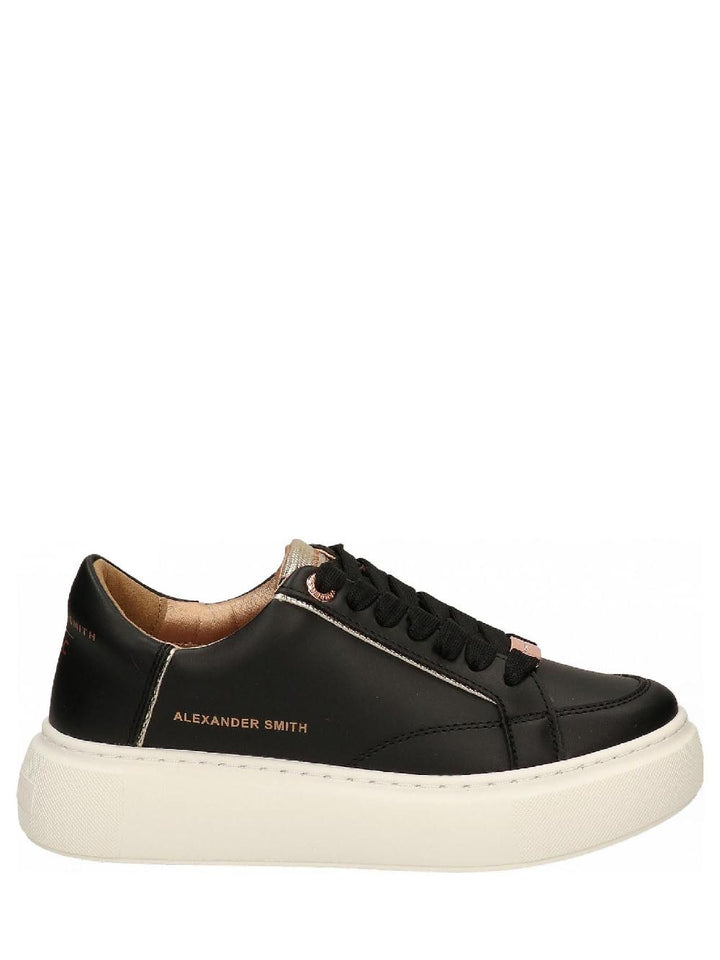 Alexander Smith Sneakers Donna Nero oro