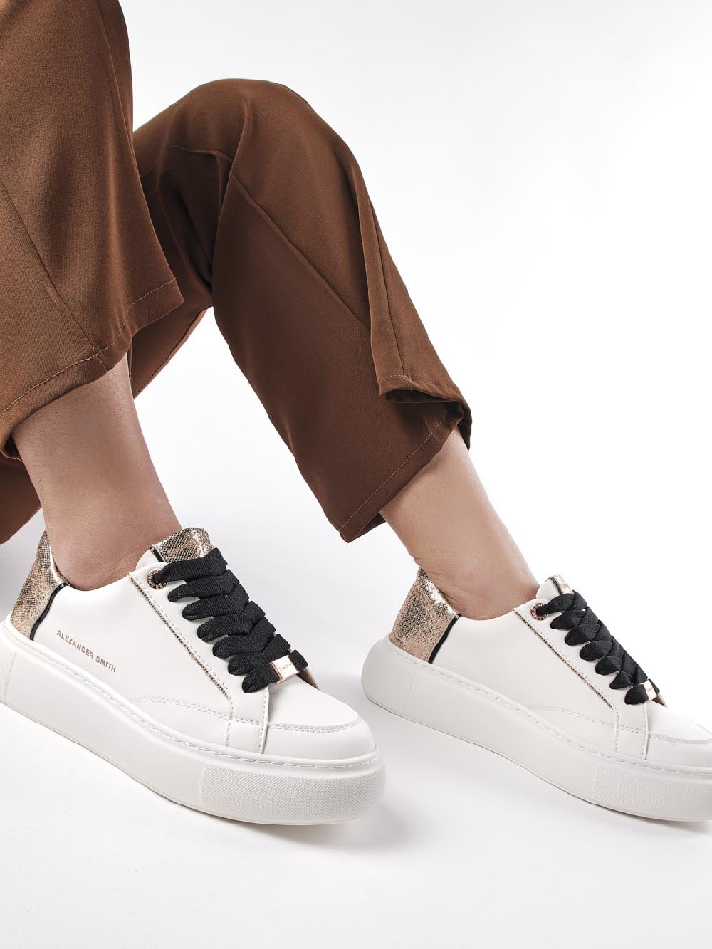 Alexander Smith Sneakers Donna Bianco rame