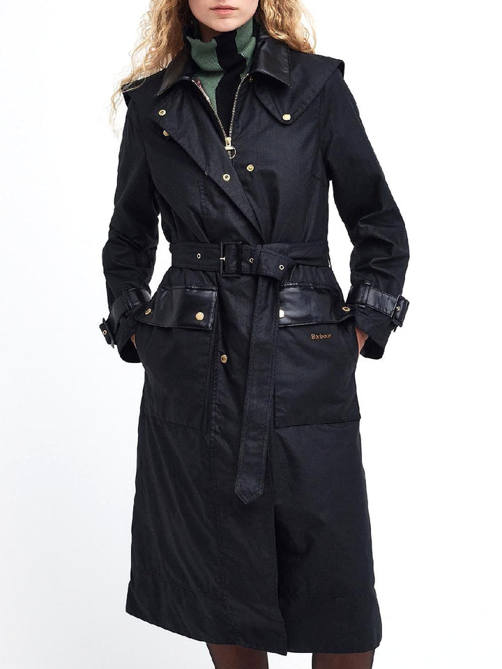 Barbour Trench Donna Nero