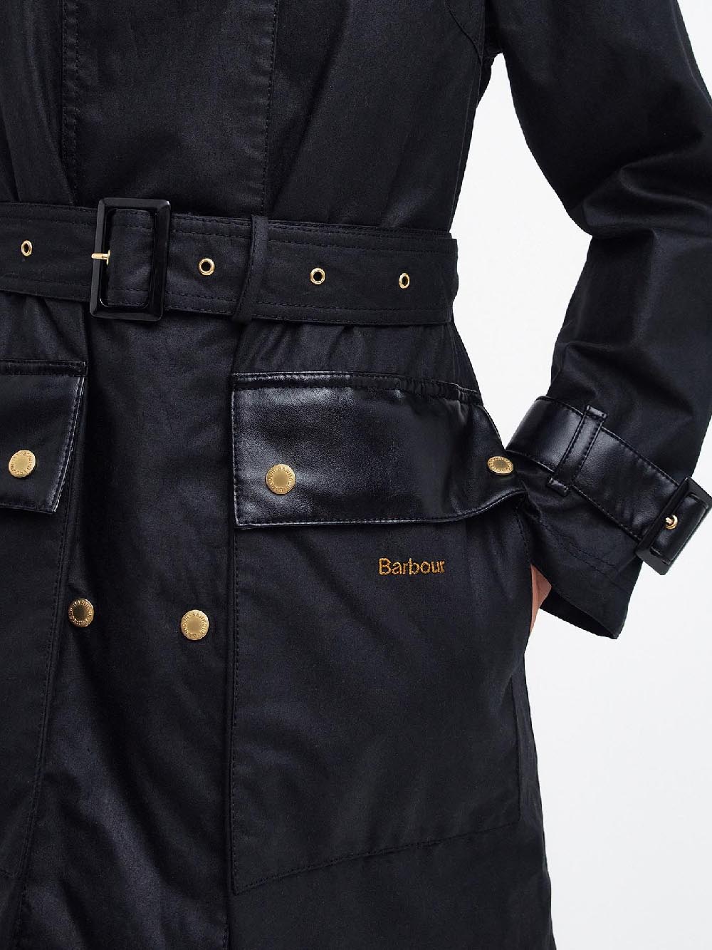 Barbour Trench Donna Nero