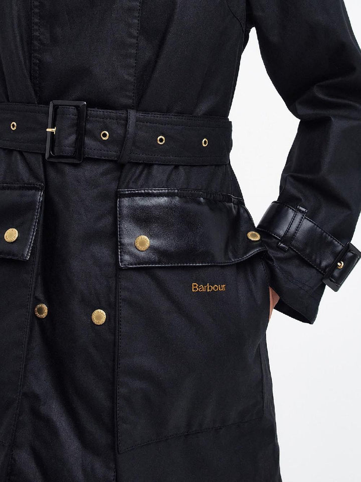 Barbour Trench Donna Nero
