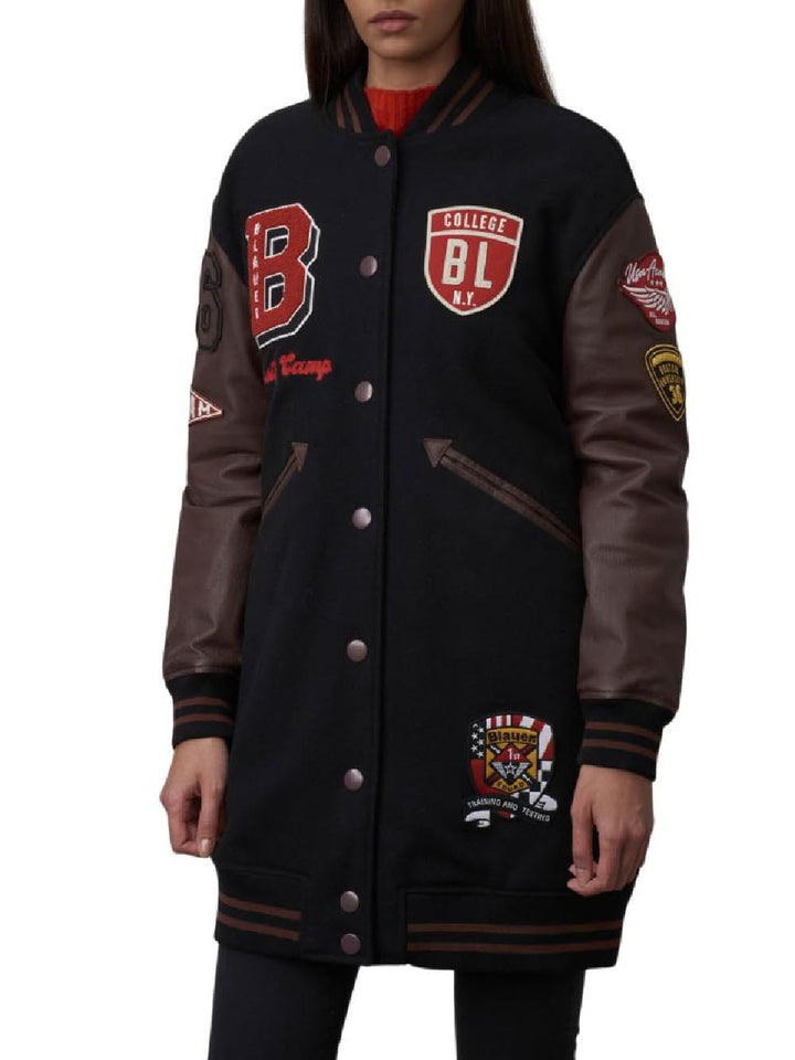 Blauer Giubbino Donna Nero