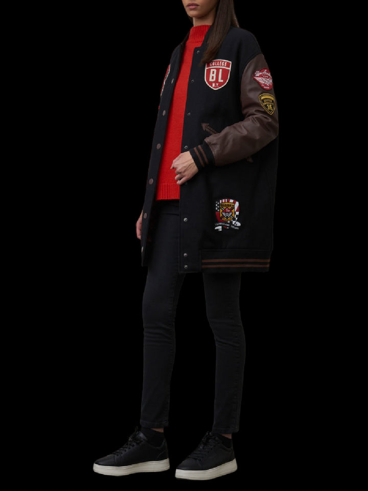 Blauer Giubbino Donna Nero