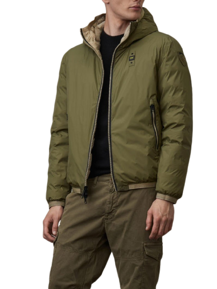 Blauer Giubbino Uomo Verde beige