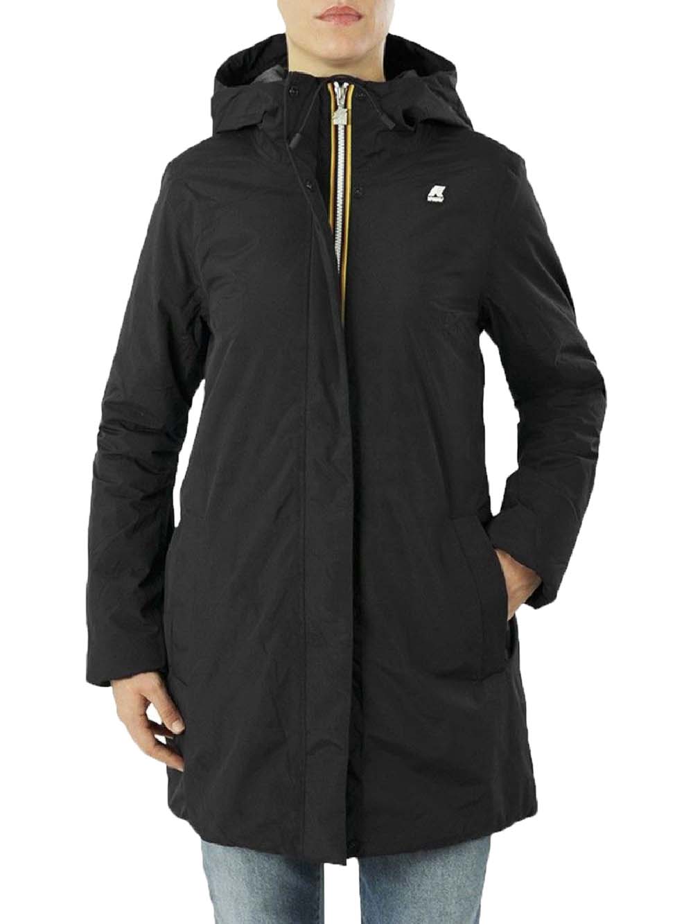 K-Way Giubbino Donna Nero/blu