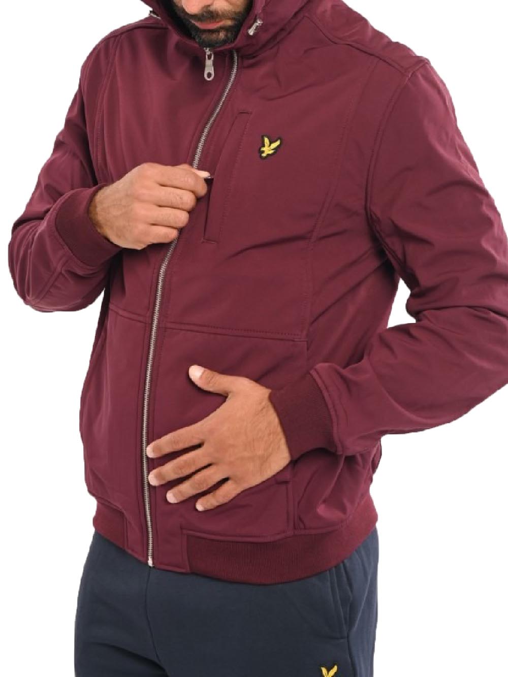Lyle & Scott Giubbino Uomo Bordeaux
