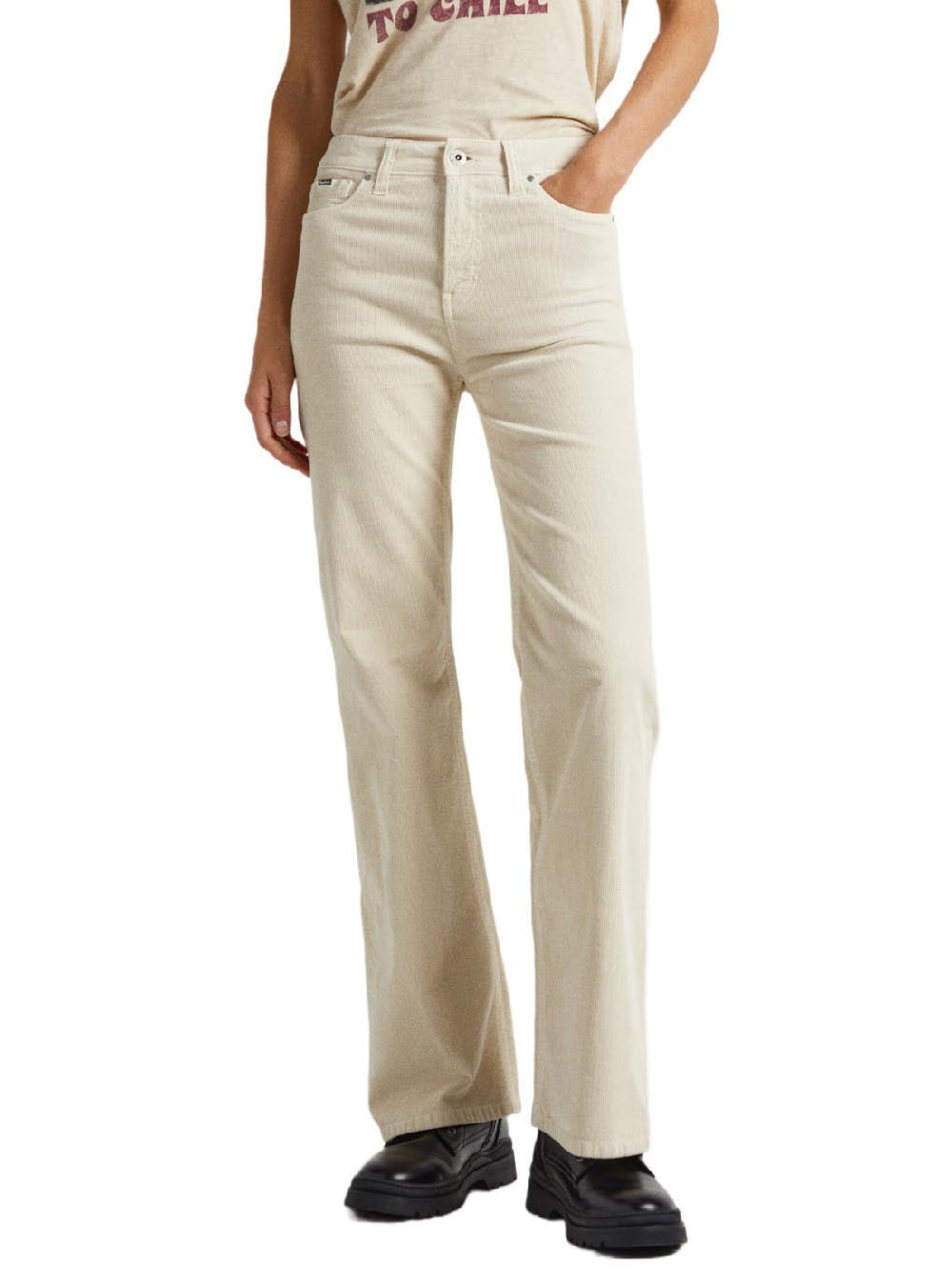 Pepe Jeans Pantalone Donna Panna