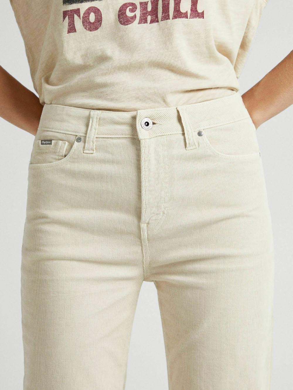 Pepe Jeans Pantalone Donna Panna