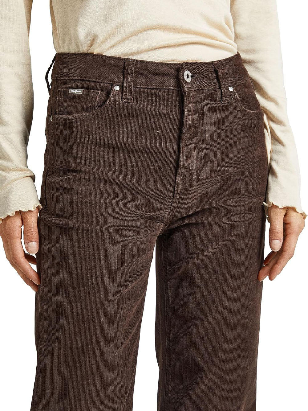 Pepe Jeans Pantalone Donna Marrone