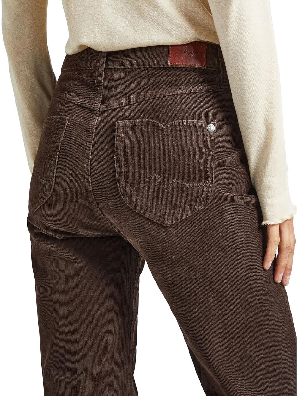 Pepe Jeans Pantalone Donna Marrone