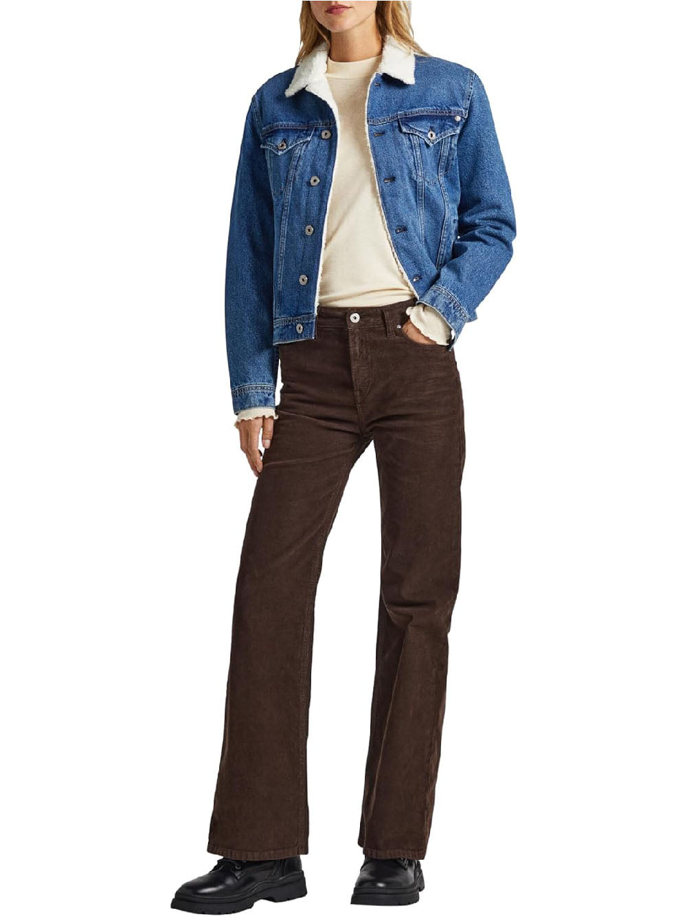 Pepe Jeans Pantalone Donna Marrone