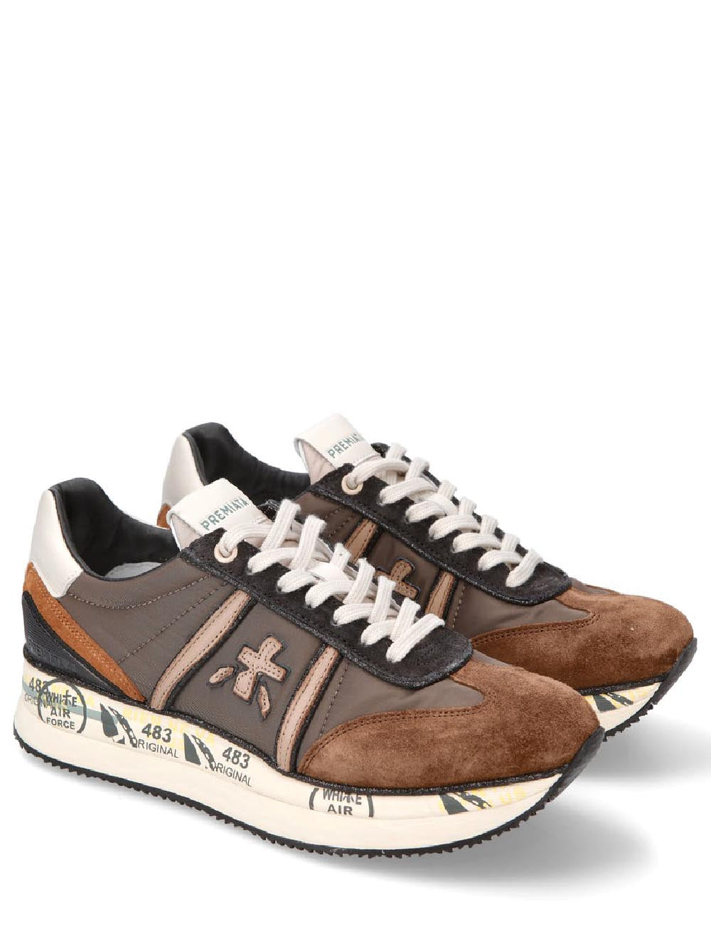 Premiata Sneakers Donna Marrone