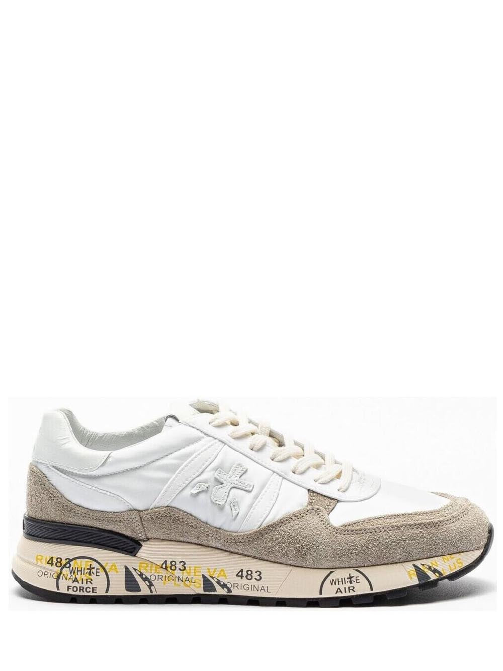 Premiata Sneakers Uomo Bianco/marrone