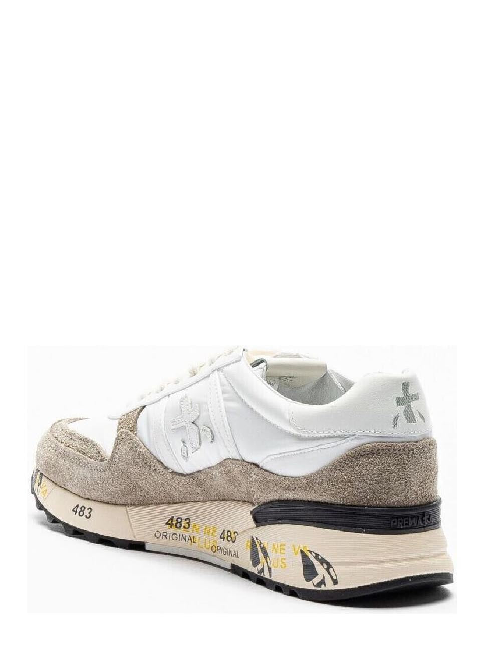 Premiata Sneakers Uomo Bianco/marrone