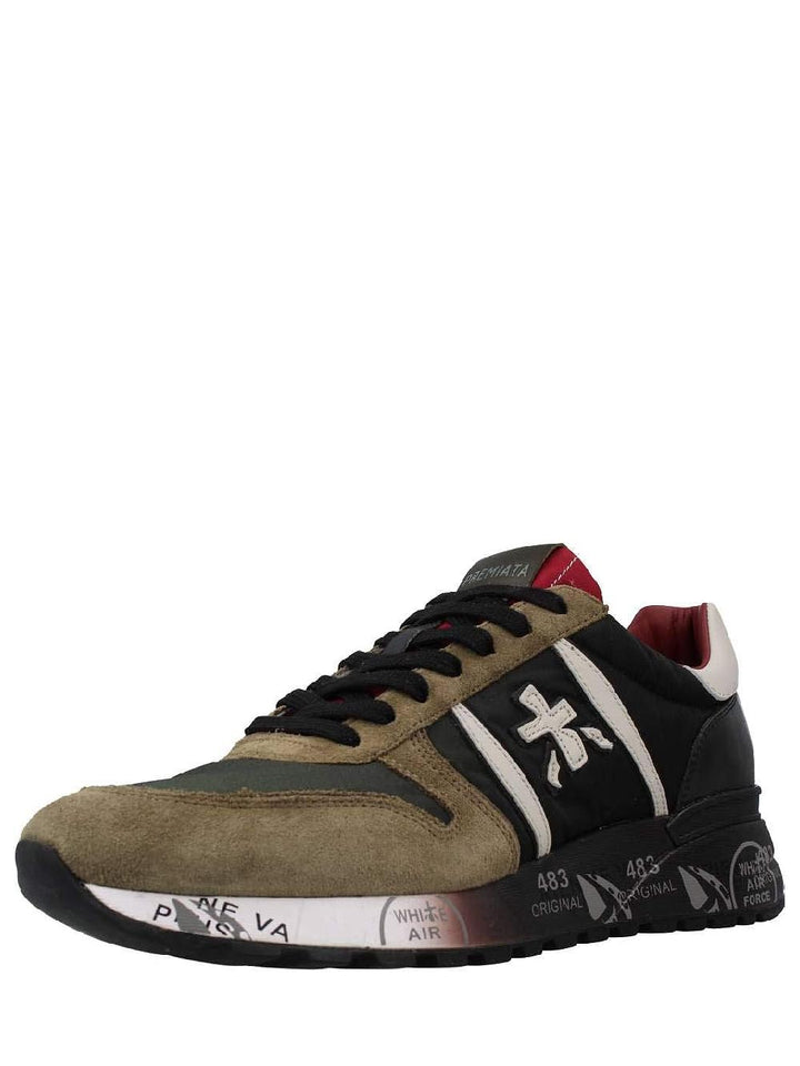 Premiata Sneakers Uomo Nero/verde