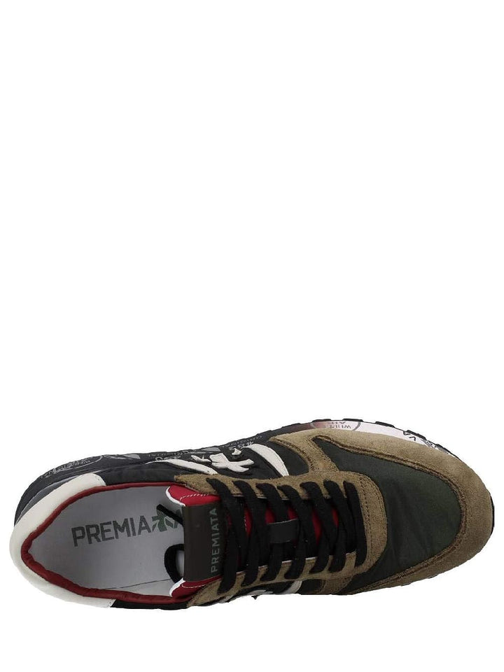 Premiata Sneakers Uomo Nero/verde