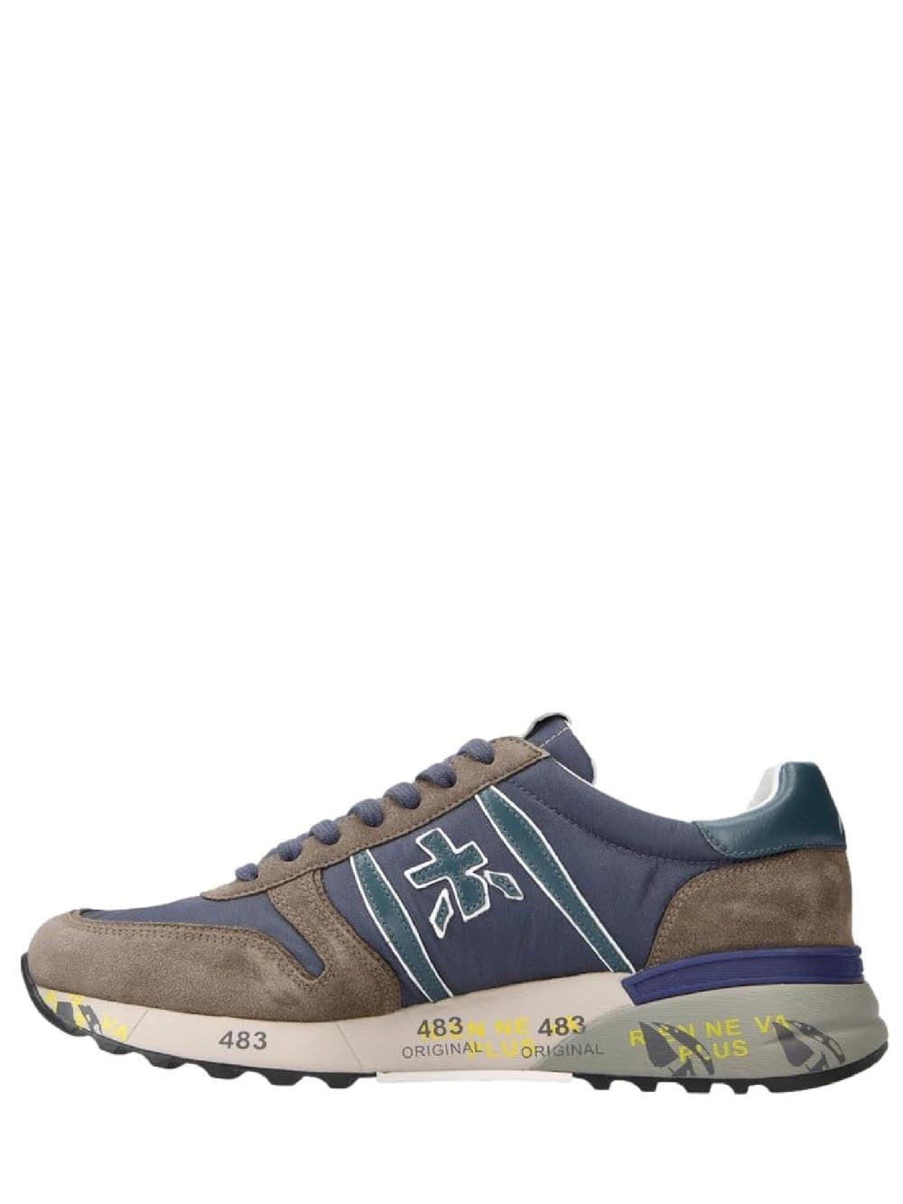 Premiata Sneakers Uomo Blu/marrone