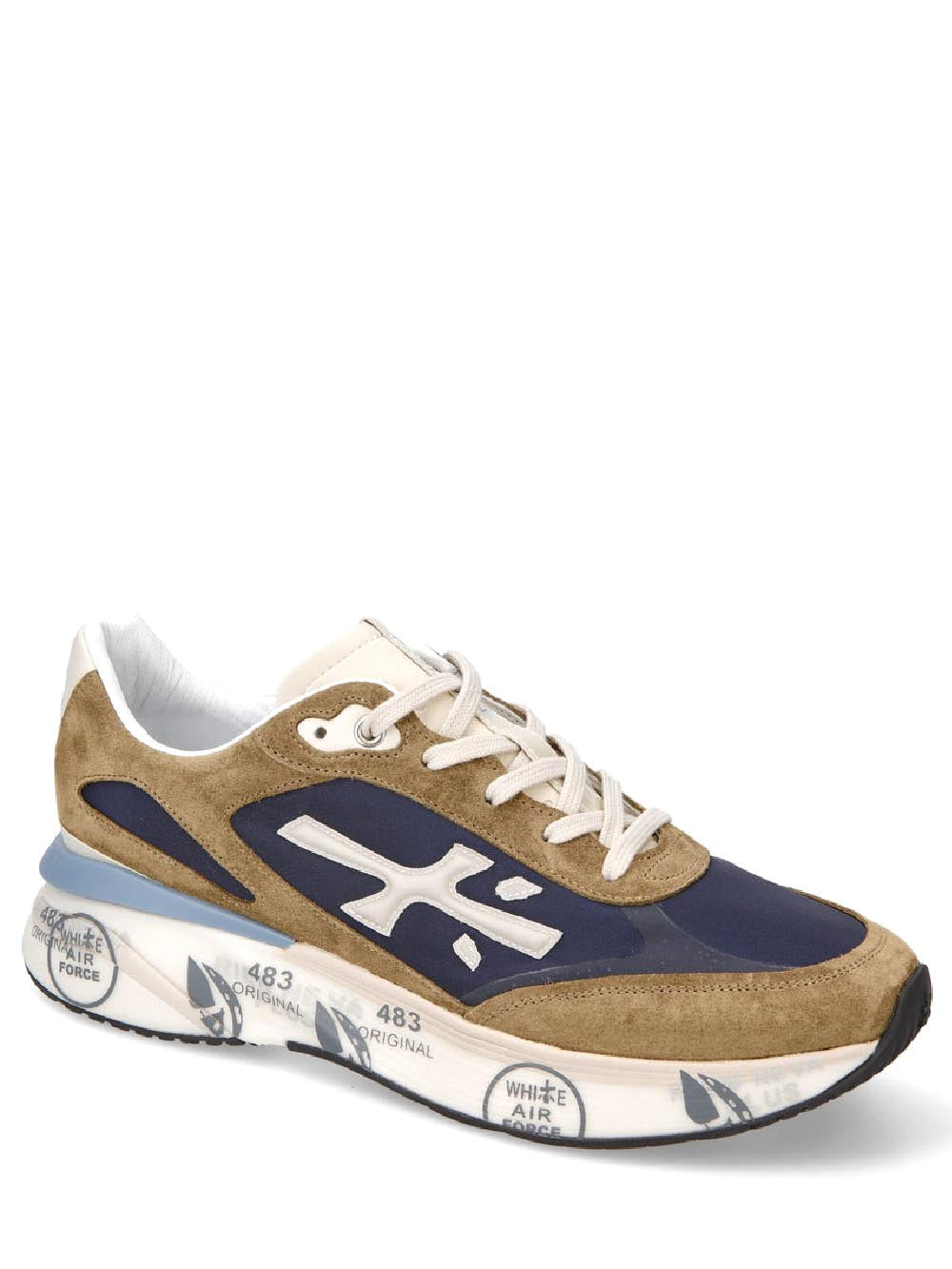 Premiata Sneakers Uomo Marrone/blu