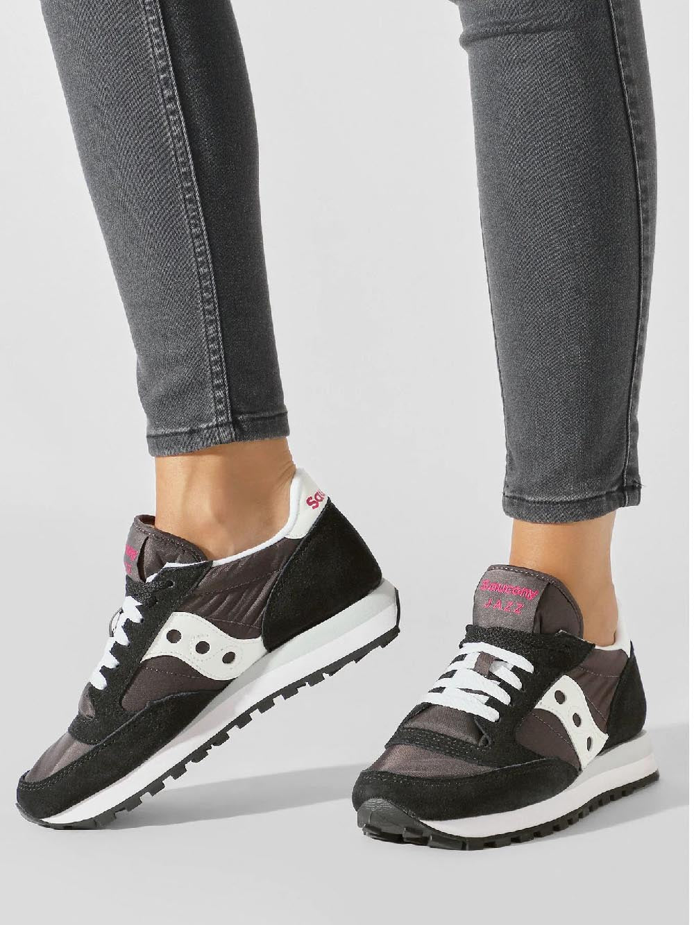 Saucony Sneakers Donna Nero/bianco