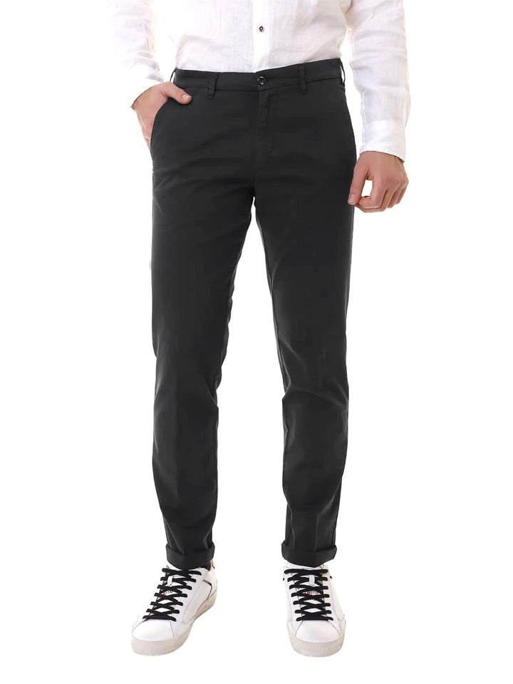 40Weft Pantalone Uomo Nero