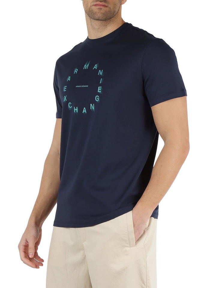 Armani Exchange T-shirt Uomo Blu