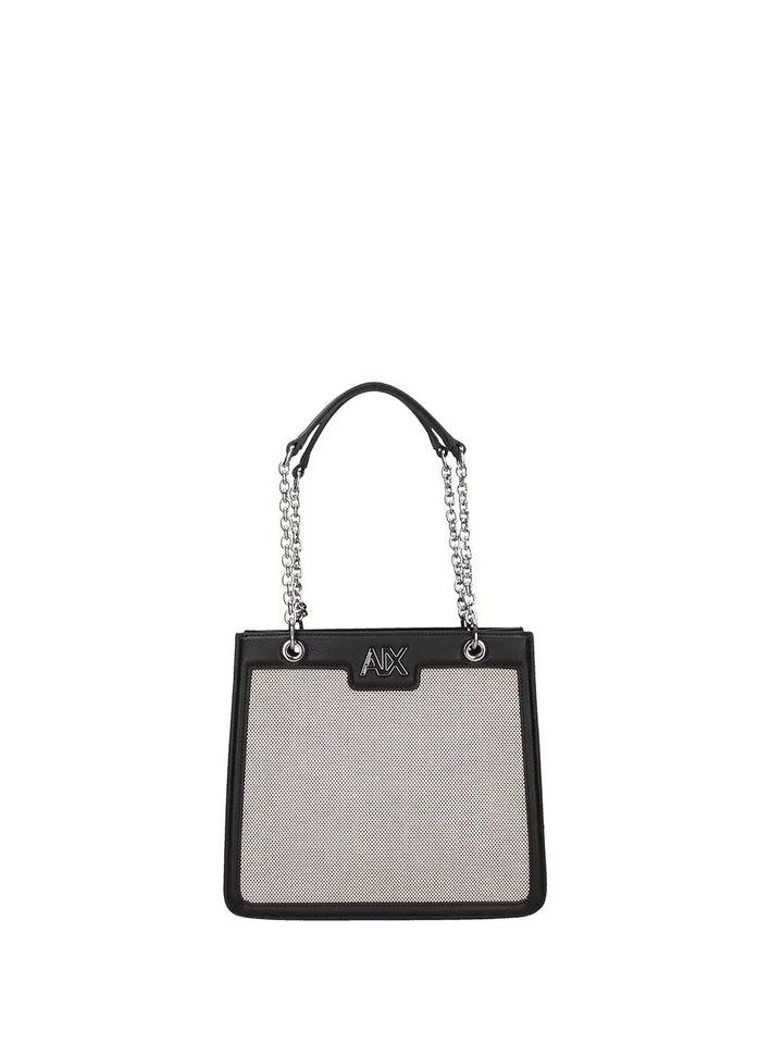 Armani Exchange Borsa a Mano Donna Nero/beige