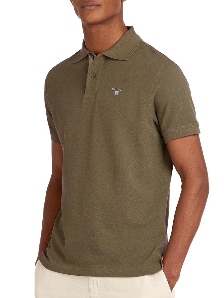Barbour Polo Uomo Verde
