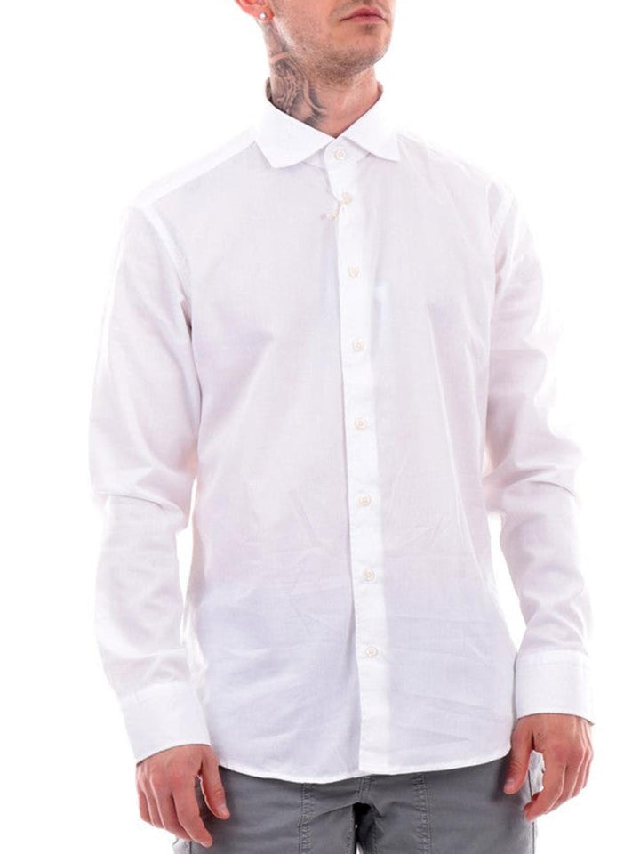 Bastoncino Camicia Uomo B2600 Bianco