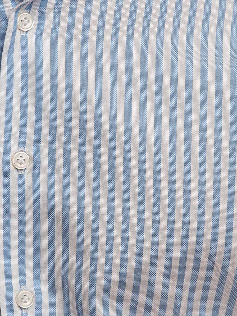 Bastoncino Camicia Uomo C257 Bianco celeste