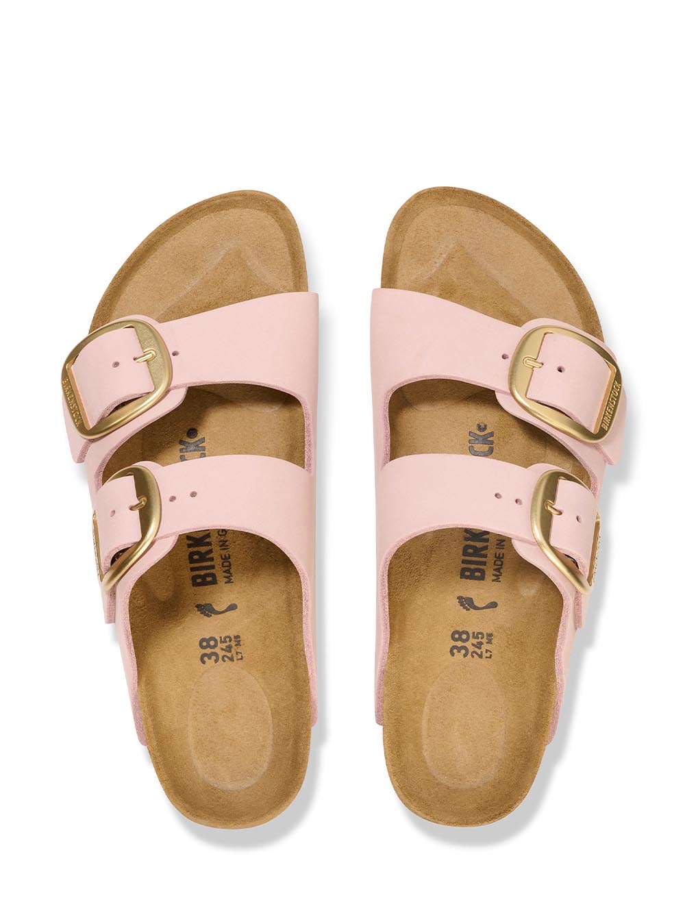 Birkenstock Sandalo Donna Arizona Big Buckle 1026583 Rosa cipria