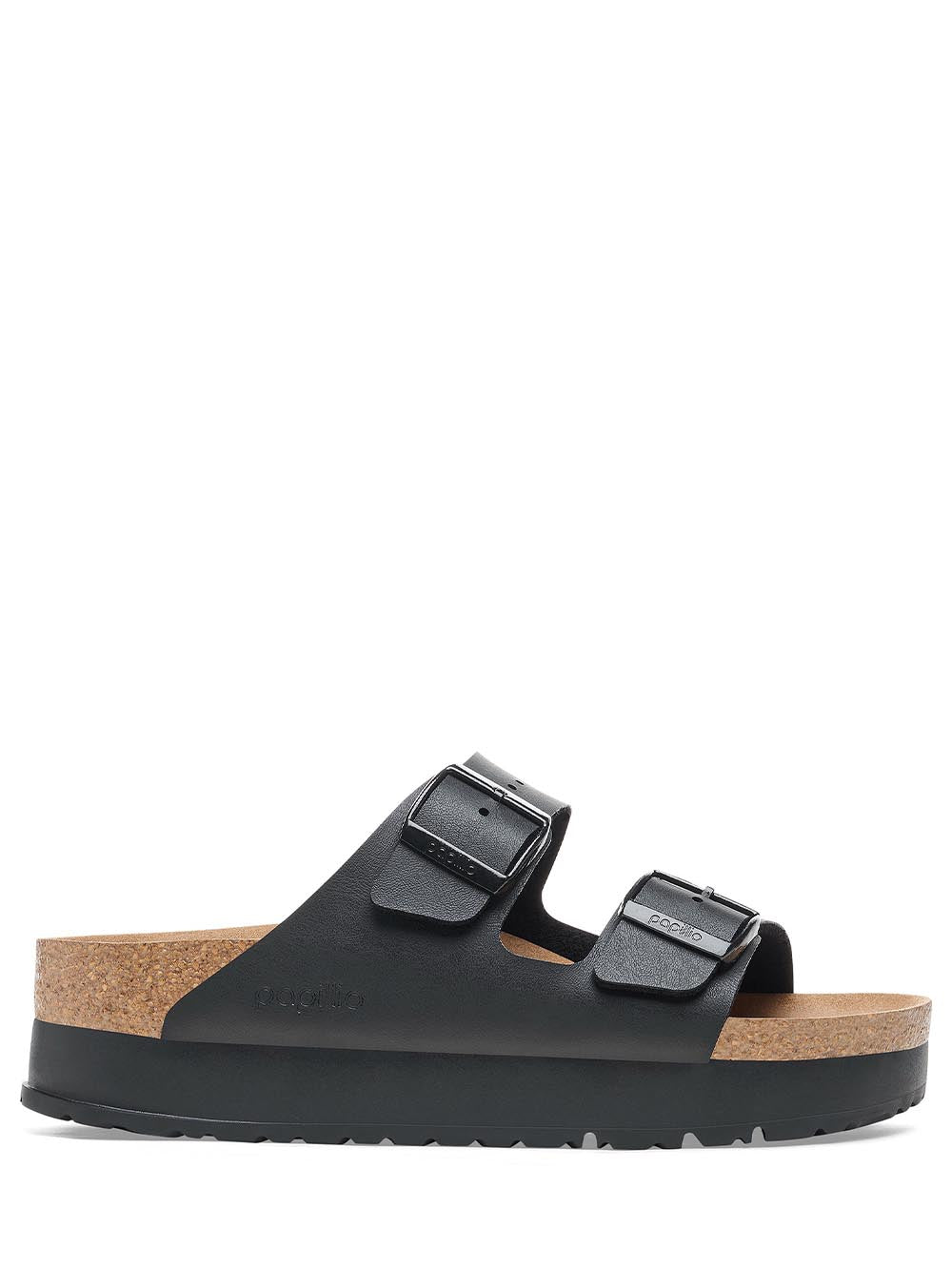 Birkenstock Sandalo Donna Arizona Pap Flex Platform 1027395 Nero