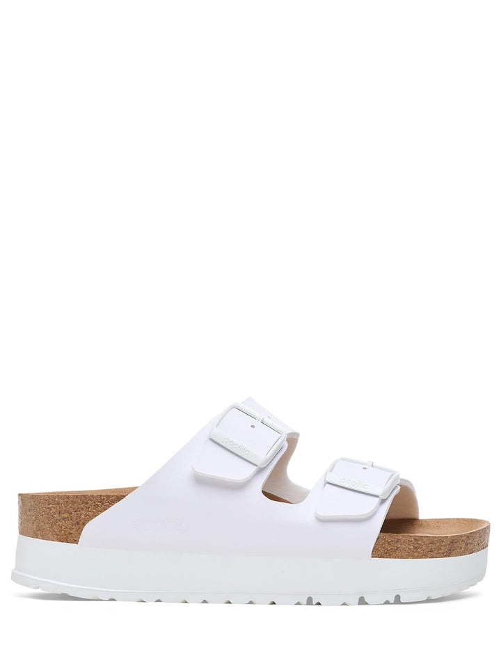 Birkenstock Sandalo Donna Arizona Pap Flex Platform 1027416 Bianco