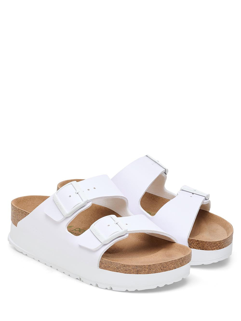 Birkenstock Sandalo Donna Arizona Pap Flex Platform 1027416 Bianco