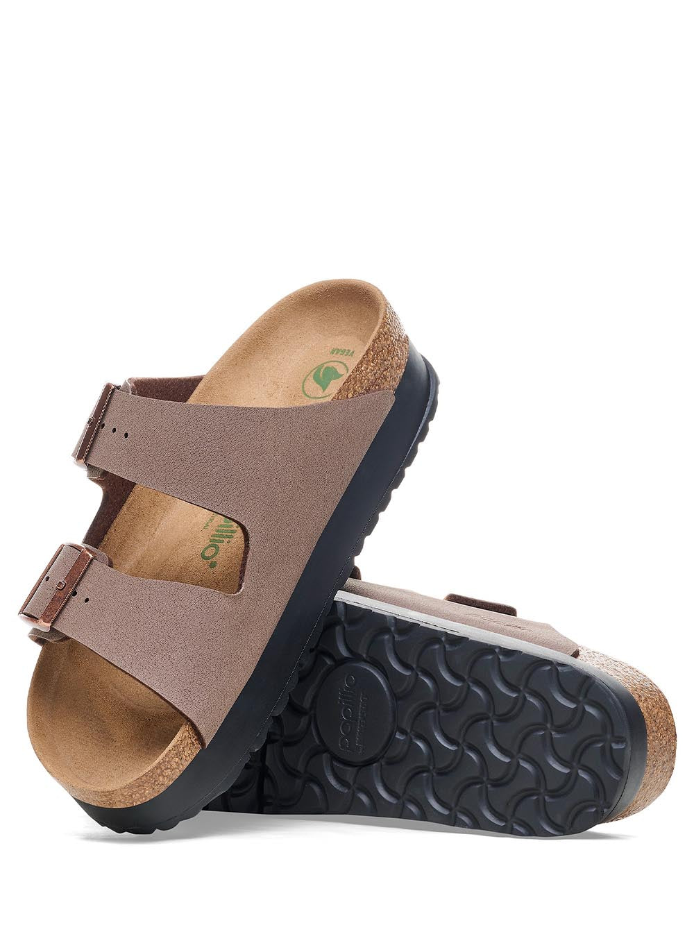 Birkenstock Sandalo Donna Arizona Pap Flex Platform 1027417 Mocca