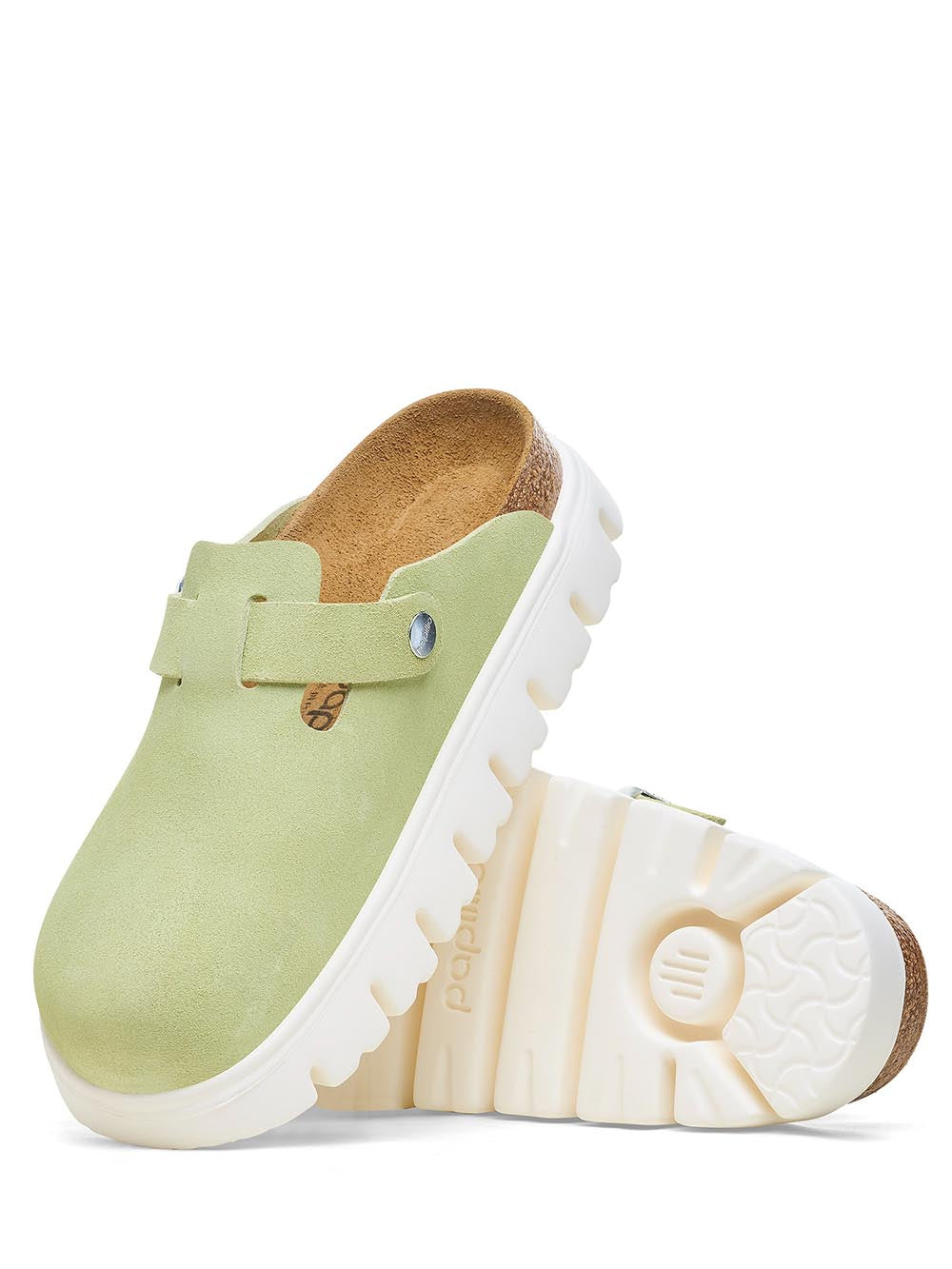 Birkenstock Ciabatta Donna Boston Chunky 1026881 Verde