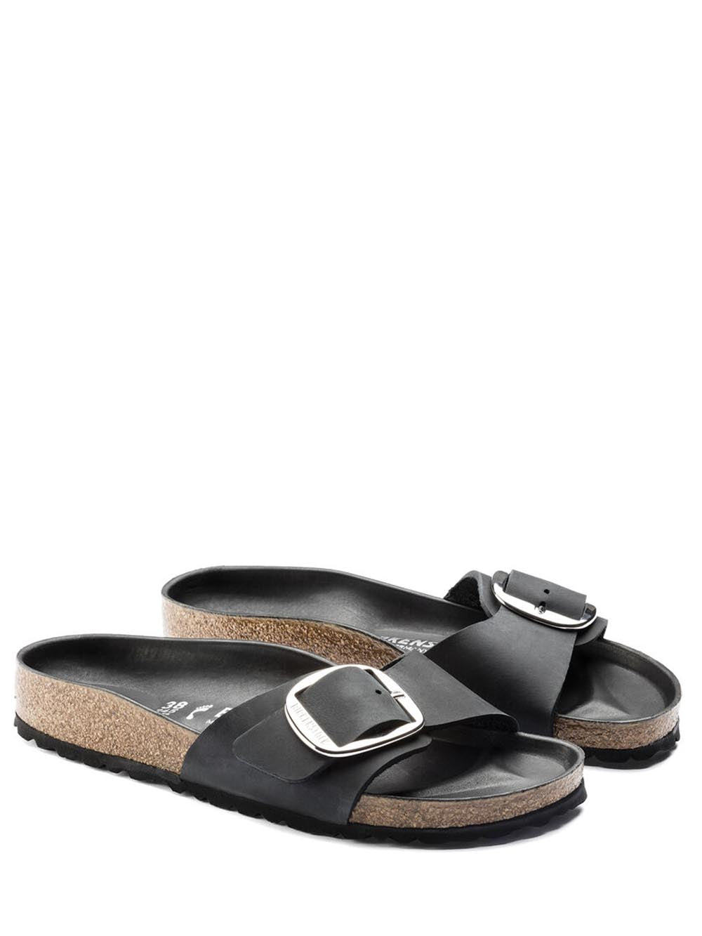 Birkenstock Sandalo Donna Madrid Big Buckle 1006523 Nero