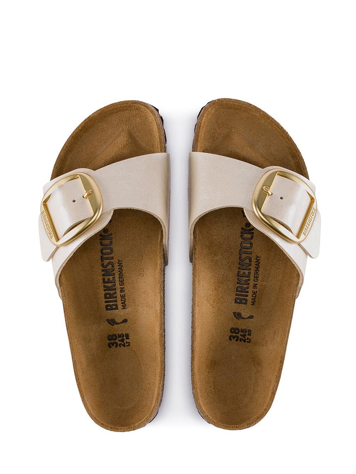 Birkenstock Sandalo Donna Madrid Big Buckle 1015279 Bianco perla