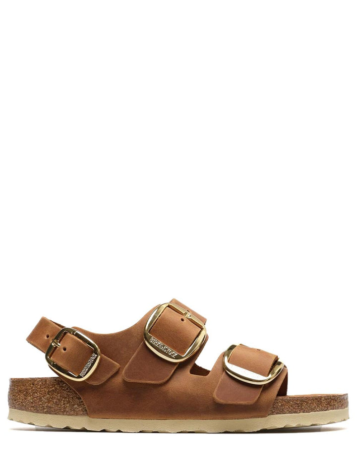 Birkenstock Sandalo Donna Milano Big Buckle 1024067 Cognac