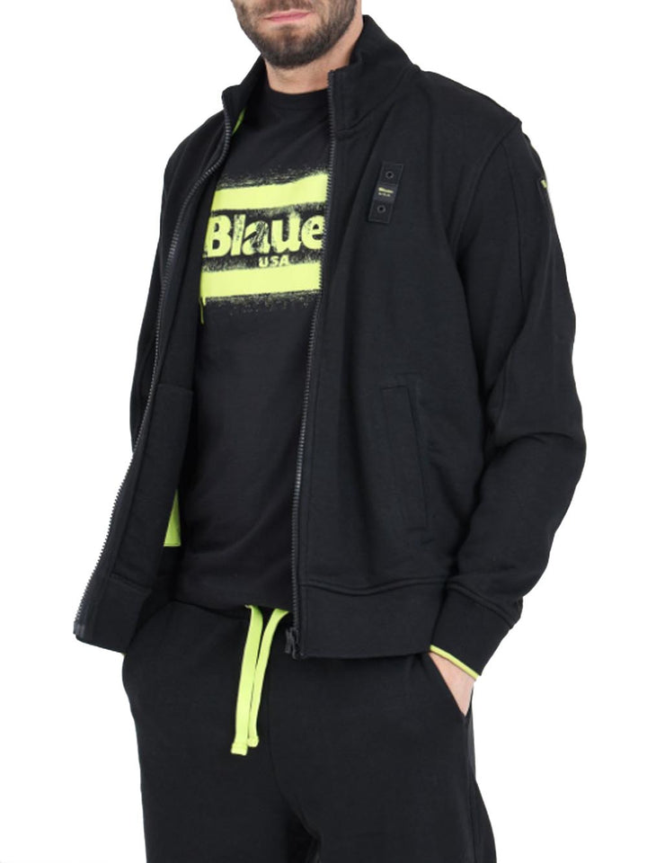 Blauer Felpa Uomo 24sbluf01193 006804 Nero