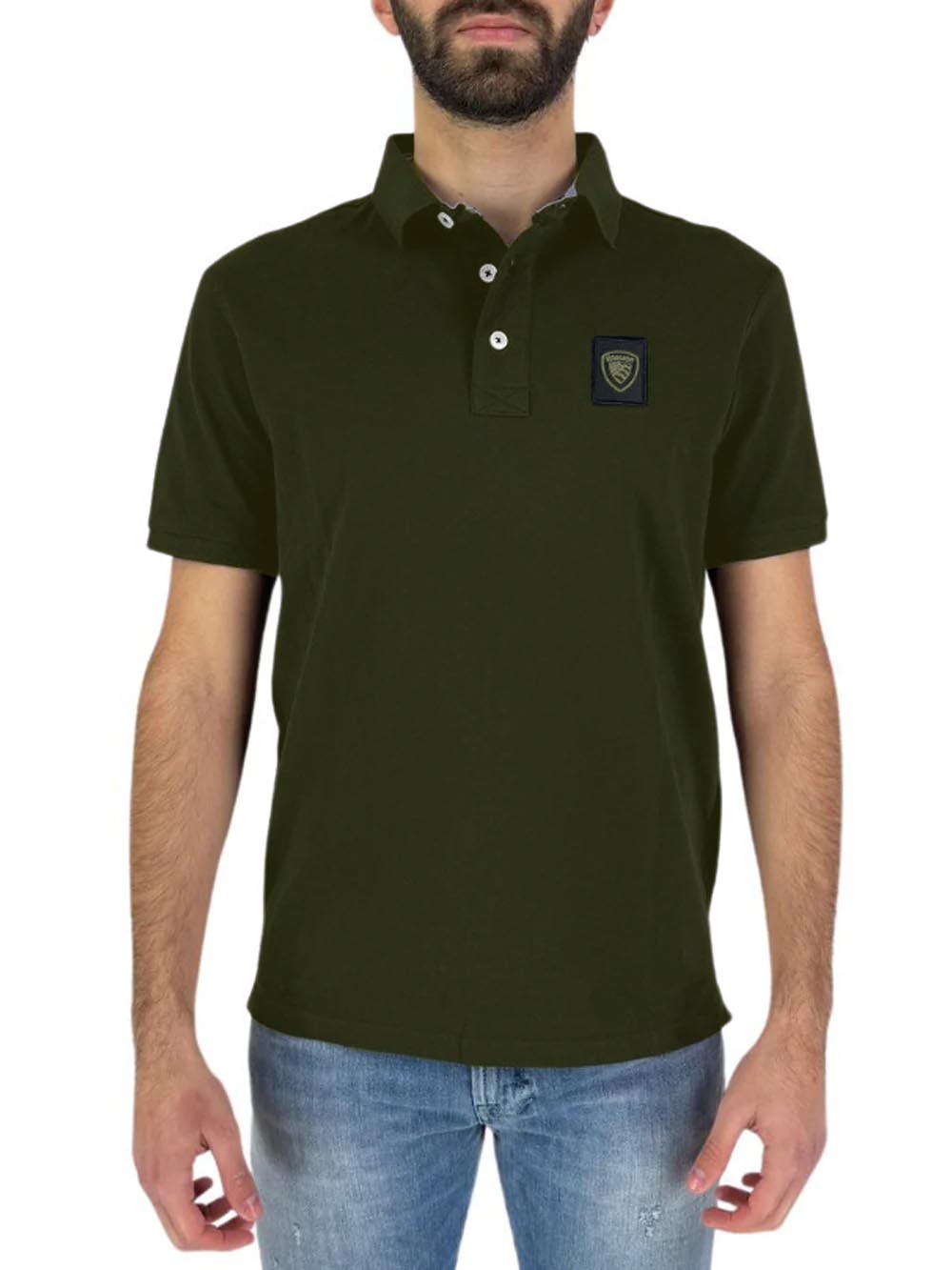 Blauer Polo Uomo Verde militare